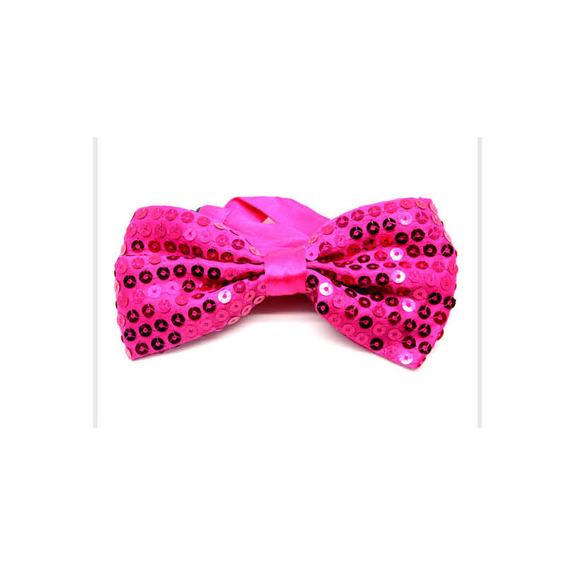 Sequin Pink Bowtie