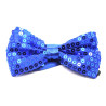 Sequin Blue Bowtie