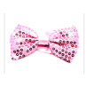 Sequin Light Pink Bowtie