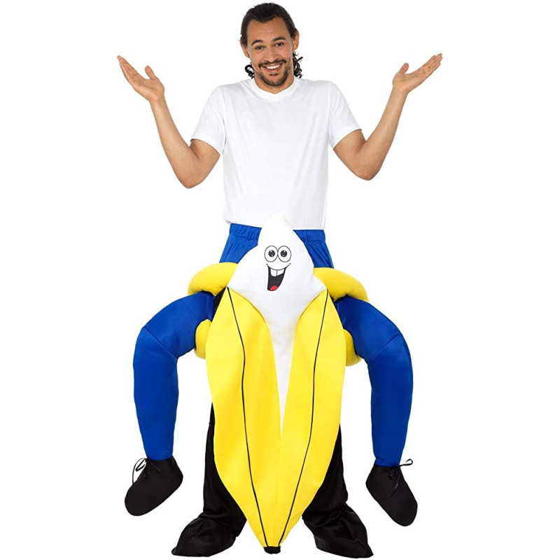 Piggyback Banana Adult Costume