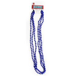 Blue Beaded Necklace 3pk