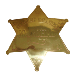 Gold Marshall Badge