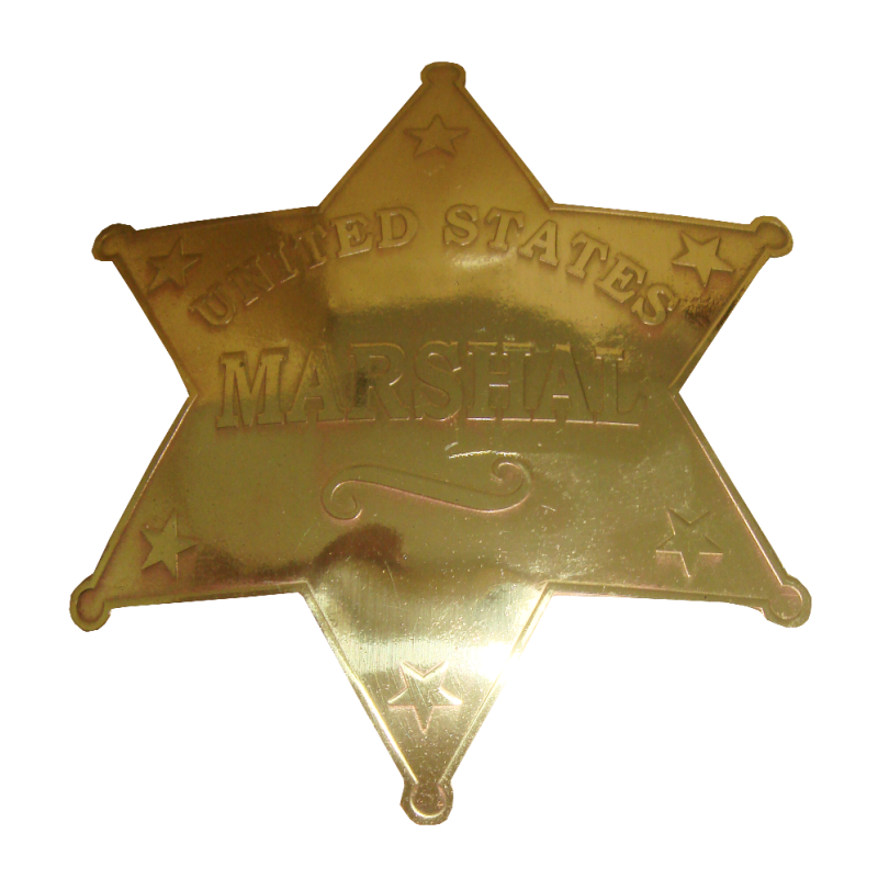 Gold Marshall Badge