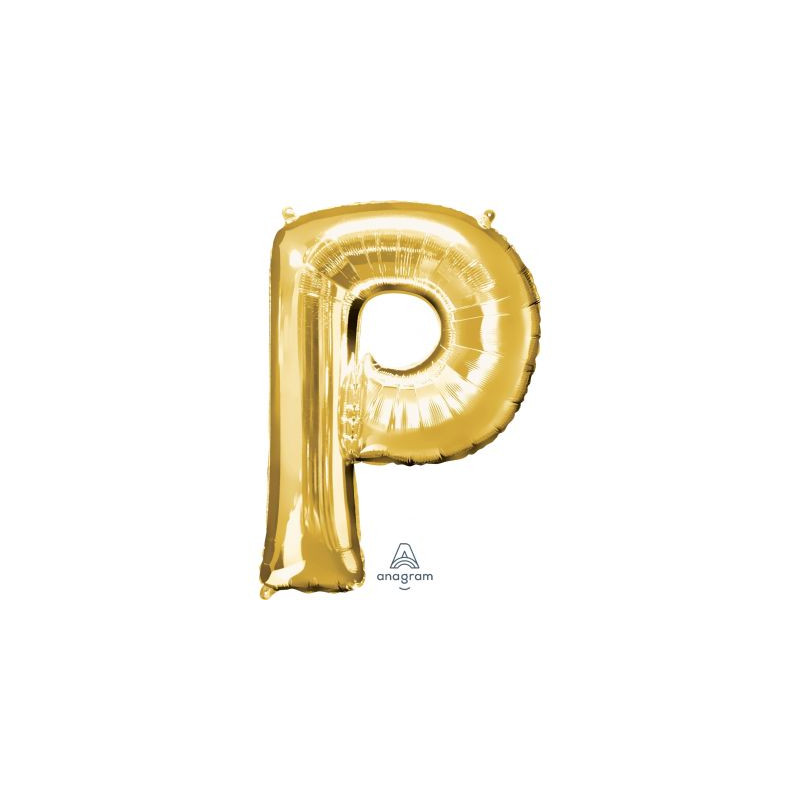 Anagram 34" Foil Gold Letter P