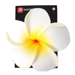 White Hawaiian Hair Clip