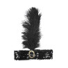 Flapper Headband Black