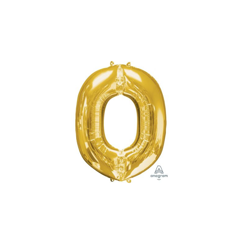 Anagram 34" Foil Gold Letter O