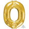 Anagram 34" Foil Gold Letter O