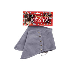 1920s Gangster Spats Grey