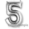 Number 5 Supershape Foil Balloon 86cm