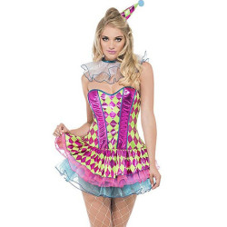 Neon Harlequin Adult Costume