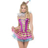 Neon Harlequin Adult Costume