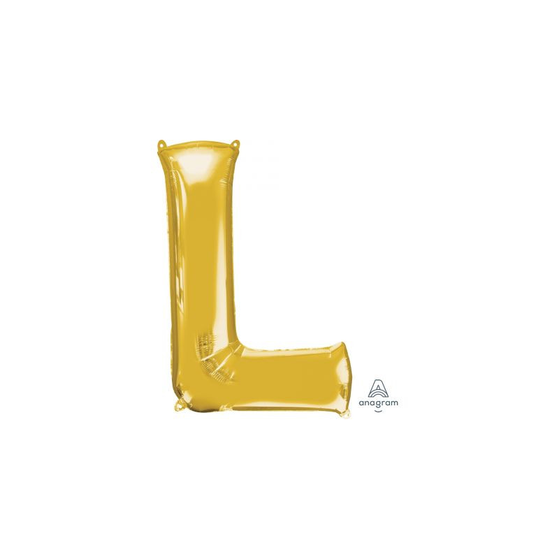 Anagram 34" Foil Gold Letter L