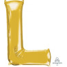 Anagram 34" Foil Gold Letter L