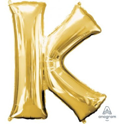 Anagram 34" Foil Gold Letter K