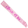 Bride to Be Light Pink Flashing Sash