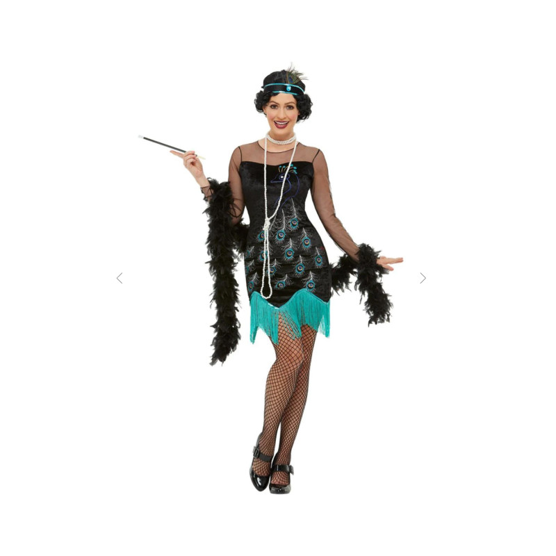 20's Peacock Flapper Adult Costume