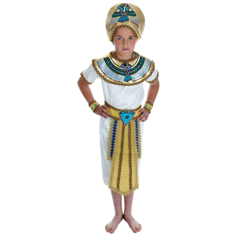 Egyptian Pharaoh Children Costume Size M ( Ages 6-8 )