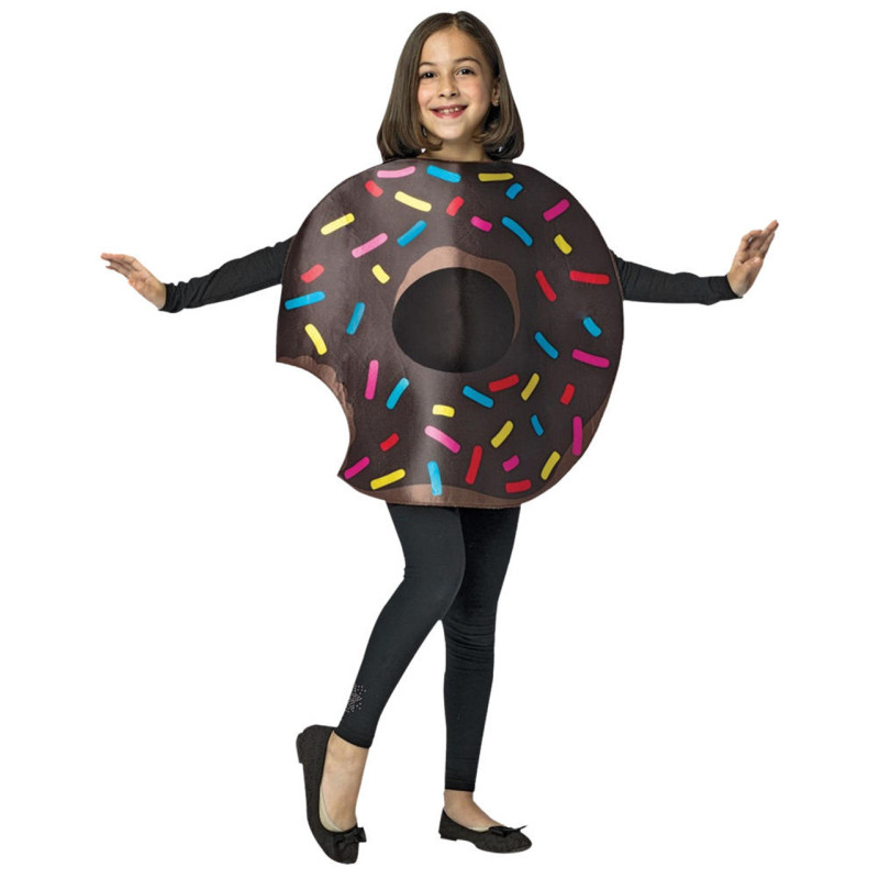 Chocolate Frosted Donut Children Costume