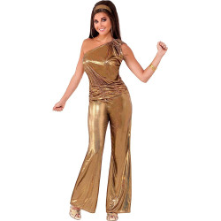 Solid Gold Lady Adult Costume