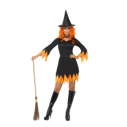 Two Tone Witch Adult Costume