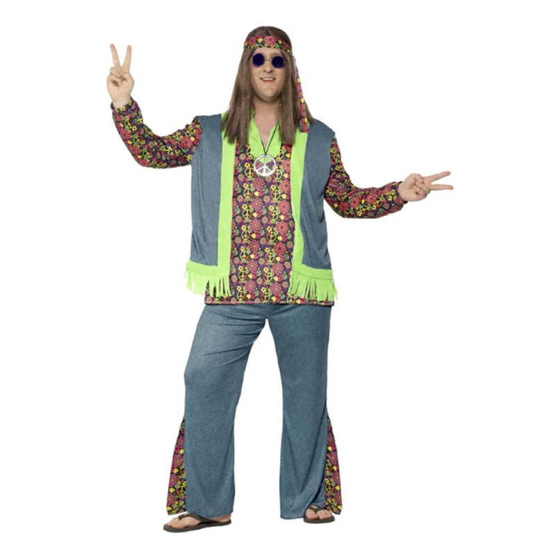 Curves Hippie Adult Costume