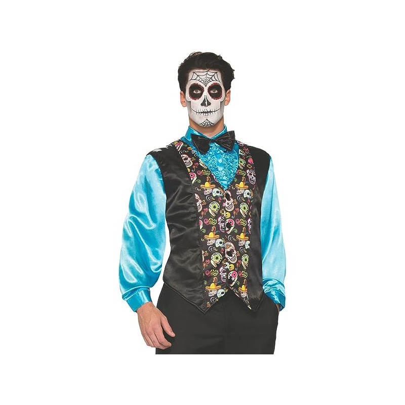 Day of the Dead Vest Adult Costume