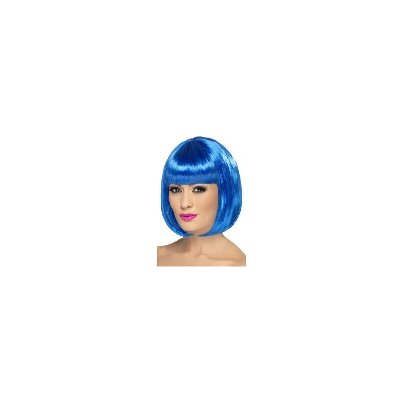 Blue Bob Wig