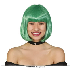 Green Bob Wig