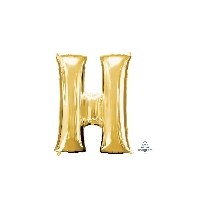 Anagram 34" Foil Gold Letter H