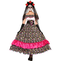 Day Of The Dead Spanish Lady Adult Costume