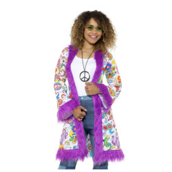 Groovy Hippie Coat Adult...