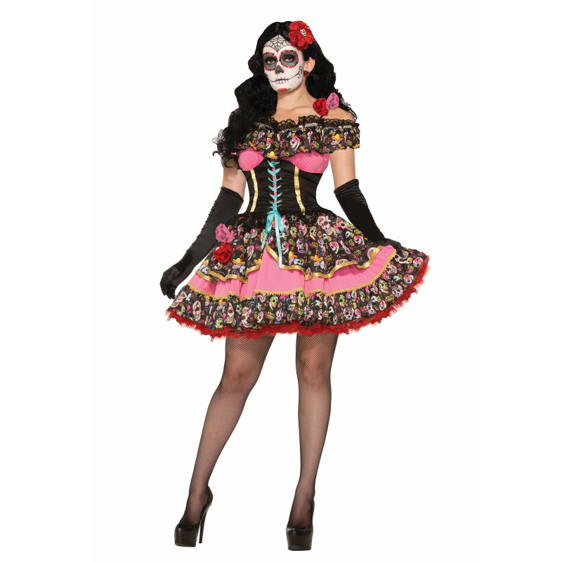 Day Of The Dead Señorita Adult Costume