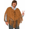 Hippie Fringed Poncho Adult Costume