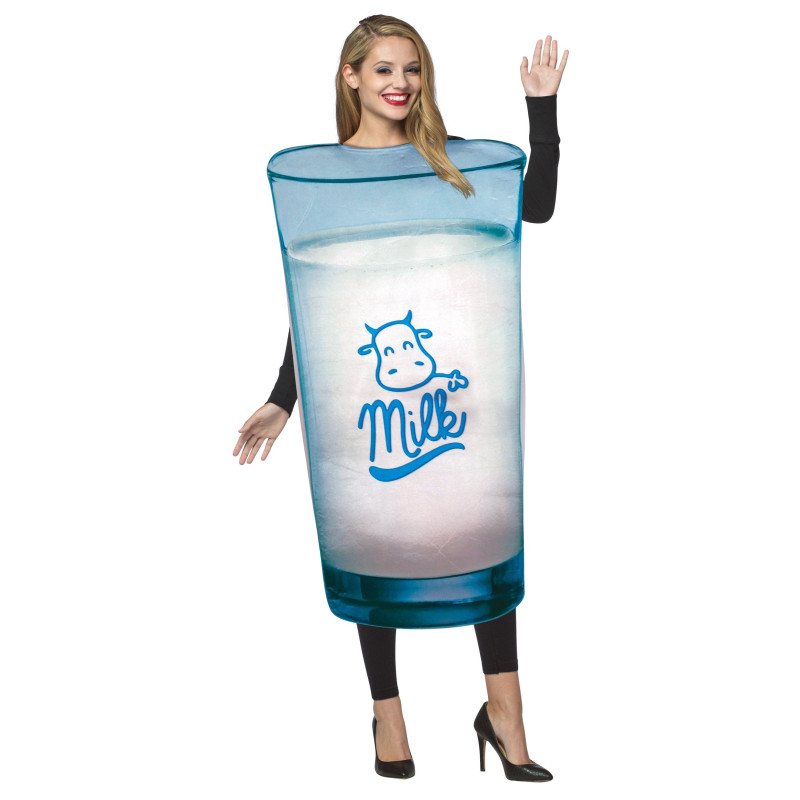 Glass of Milk Adult Costume