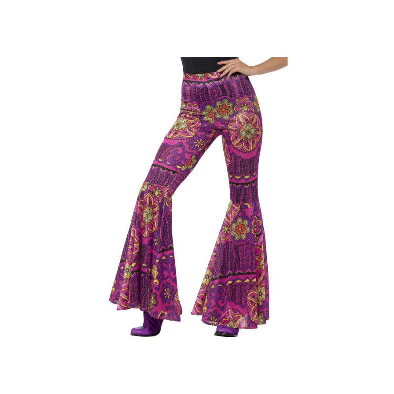 Psychedelic Flared Trousers Adult Costume