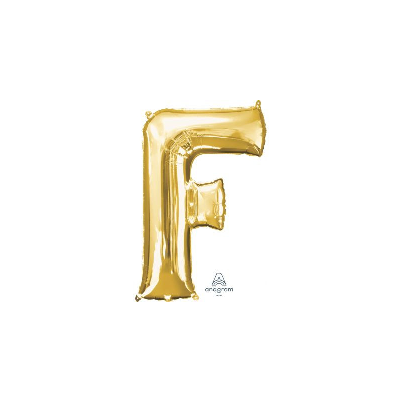 Anagram 34" Foil Gold Letter F