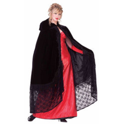 Black Victorian Cape Adult...