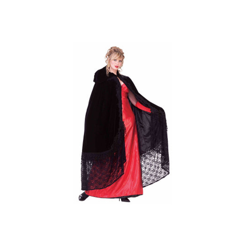 Black Victorian Cape Adult Costume