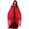 Elegant Red Cape Adult Costume