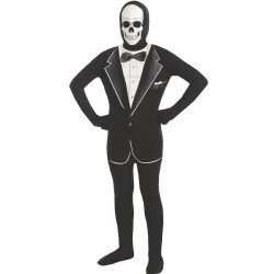 Skull Tuxedo Skin Suit Childrens Costume