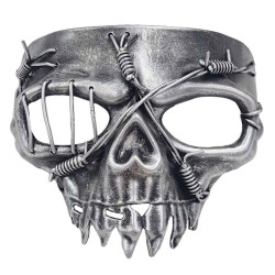 Silver Casper Skull Mask