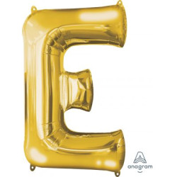 Anagram 34" Foil Gold Letter E