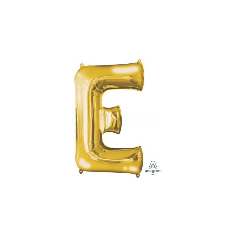 Anagram 34" Foil Gold Letter E