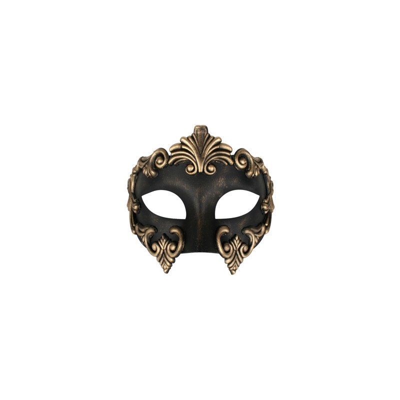 Lorenzo Black & Gold Eye Mask
