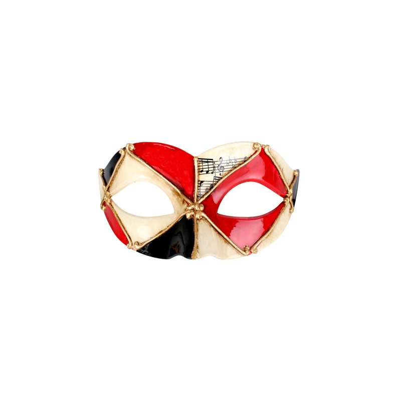 Pietro Red & Black Eye Mask