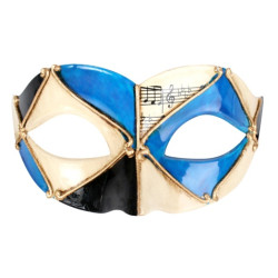 Pietro Blue & Black Eye Mask