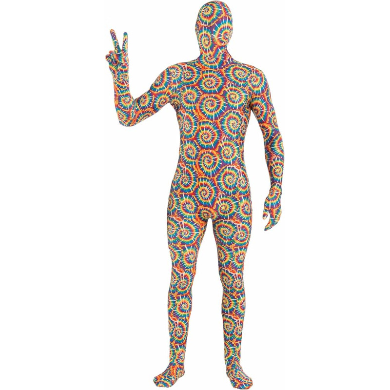 Tie Dye Morphsuit Adult Costume