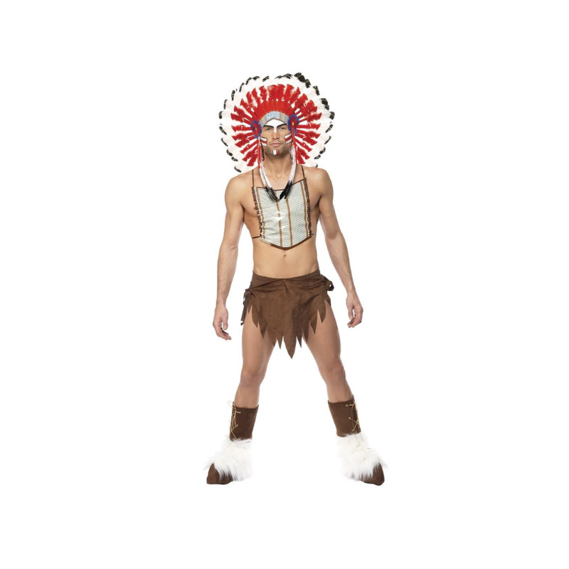 Village People Indian Adult Costume Size M   Village People Indian Adult Costume 