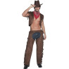 Fever Cowboy Vest and Chaps Adult Costume